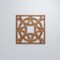 Ekena Millwork Medium Brownsville Decorative Fretwork Wood Wall Panels, Walnut, 15 3/8"W x 15 3/8"H x 3/8"T WALW16X16X0375BNEWA - alternate 4